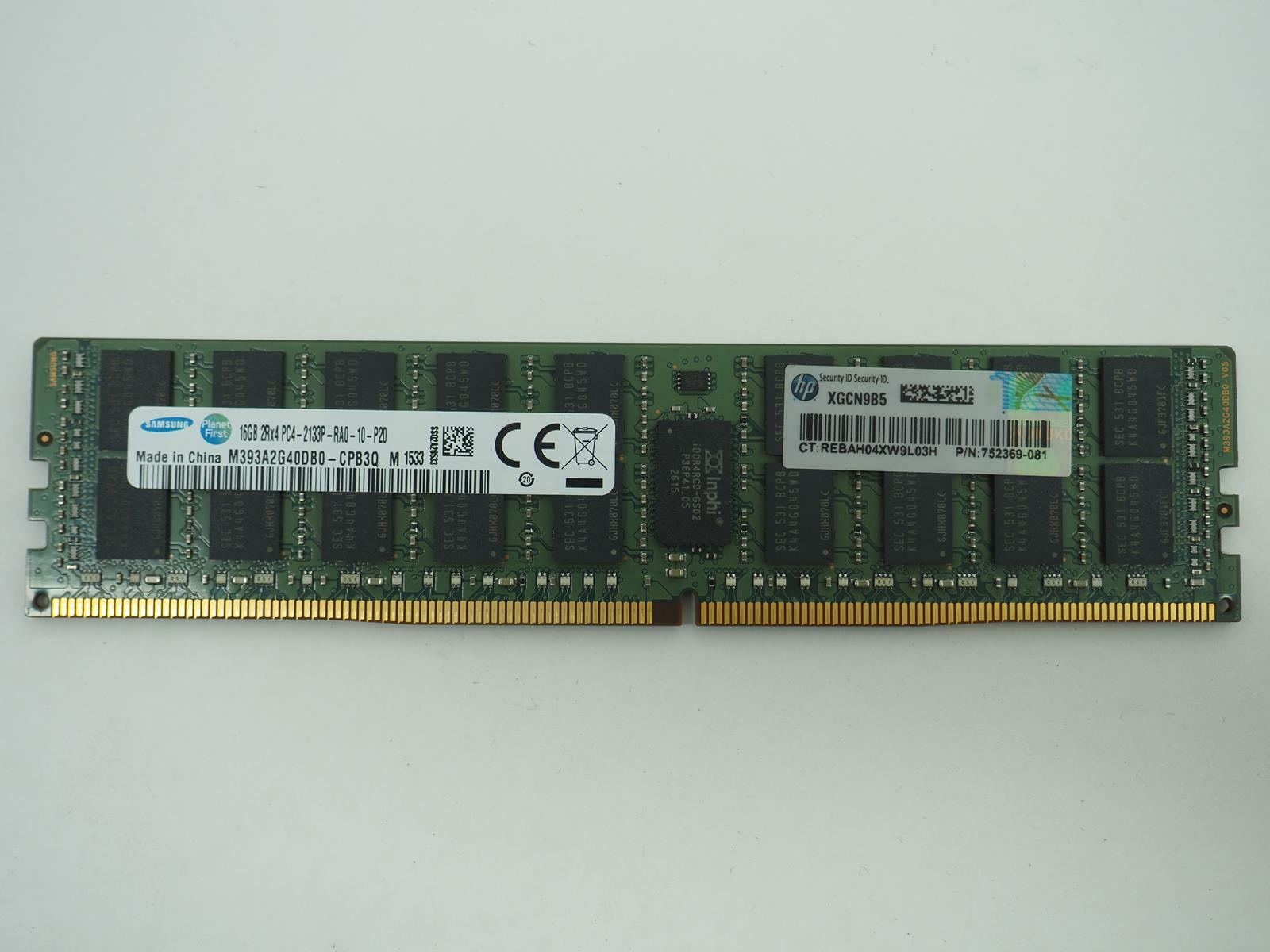 SAMSUNG 16GB PC4-2400T Server Ram / ECC Memory - M393A2G40DB0-CPB3Q
