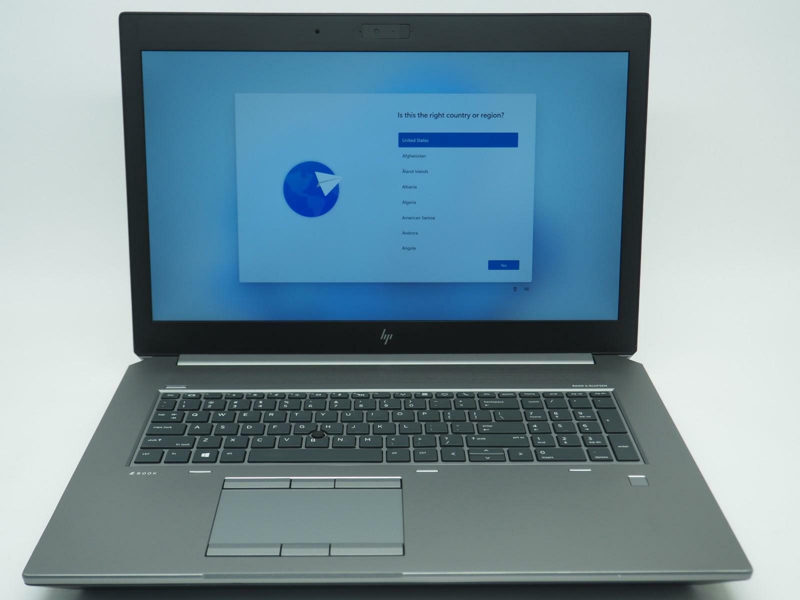 HP ZBOOK 17 G6 17" Intel Core i7-9850H 2.60GHz 32GB RAM 512GB NVMe No Adapter