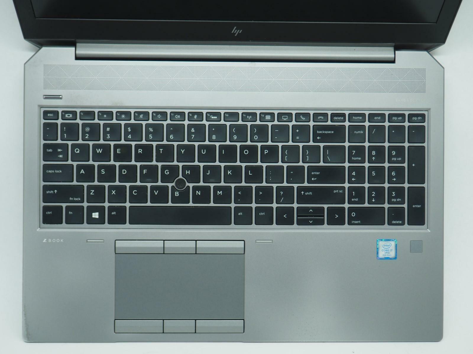 HP ZBOOK 15 G5 15.5" Intel Core i7-8850H 2.60GHz 32GB RAM 512GB NVMe No Adapter