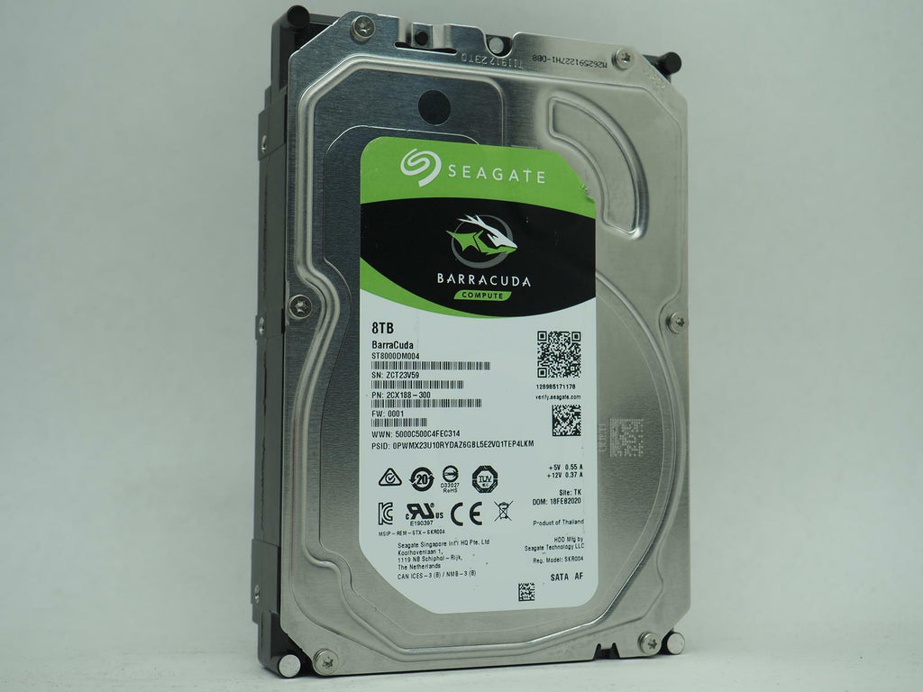 Seagate Barracuda 8TB 3.5" SATA Desktop HDD Hard Drive Tested,Wiped -ST8000DM004