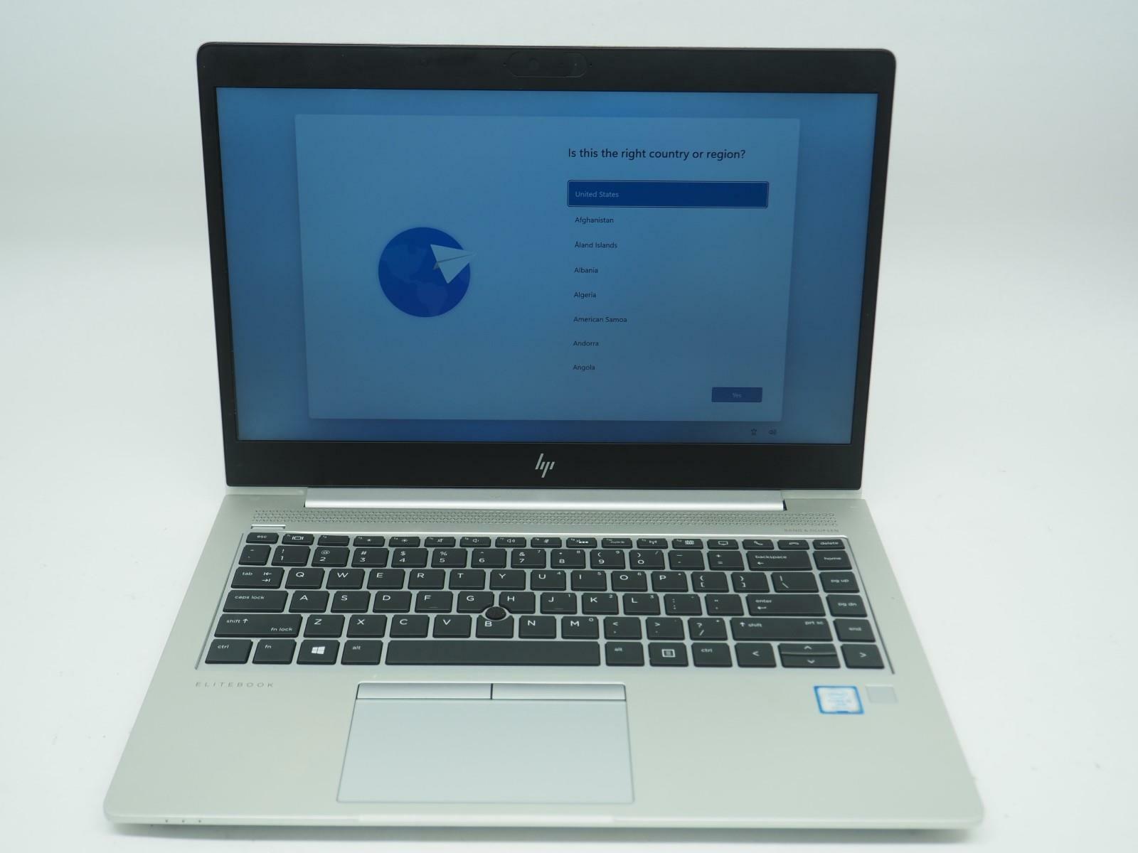 HP ELITEBOOK 840 G6 14" Intel Core i5-8365U 1.60GHz 8GB RAM 256GB NVMe