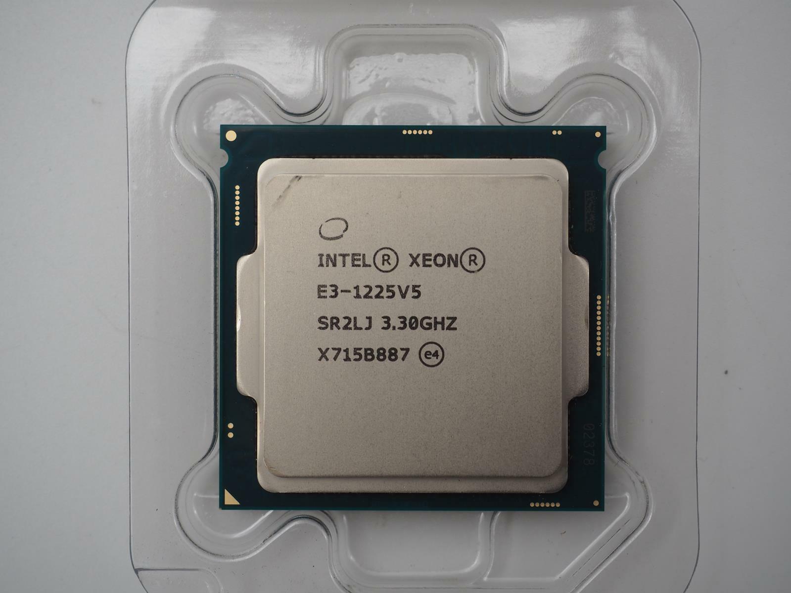 INTEL XEON E3-1225V5 3.30GHz CPU Processor FCLGA1151