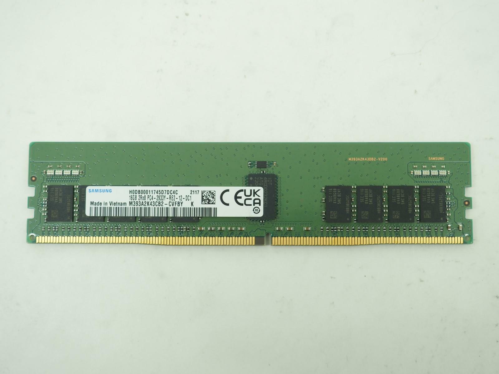 SAMSUNG 16GB PC4-2933Y Server Ram / ECC Memory - M393A2K43CB2-CVFBY