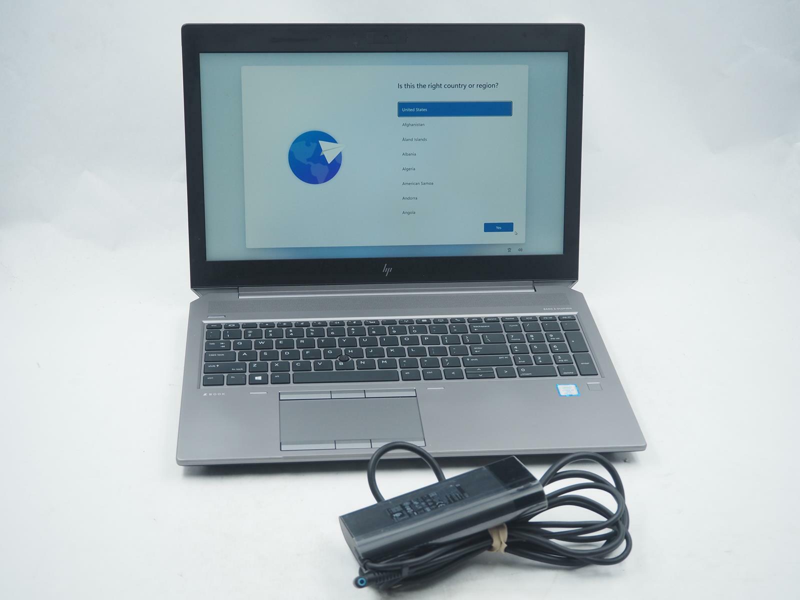 HP ZBOOK 15 G5 15.5" Intel Core i7-8850H 2.60GHz 32GB RAM 1TB SSD