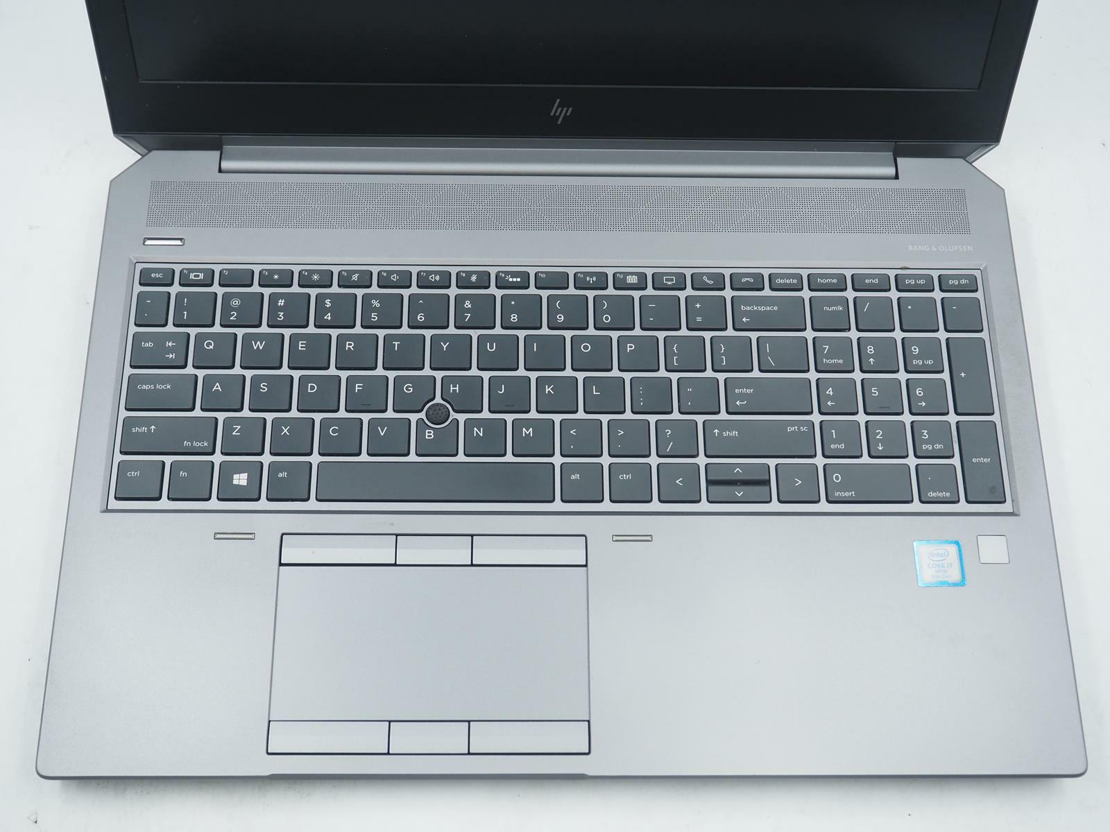 HP ZBOOK 15 G5 15.5" Intel Core i7-8850H 2.60GHz 32GB RAM 512GB NVMe