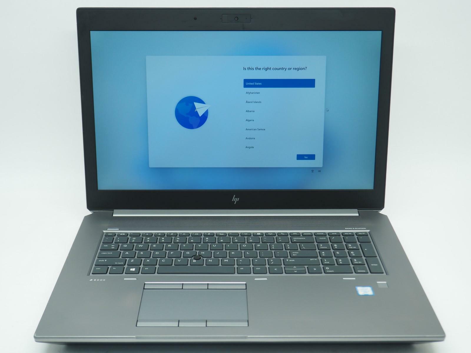 HP ZBOOK 17 G6 17" Intel Core i7-9850H 2.60GHz 32GB RAM 512GB NVMe