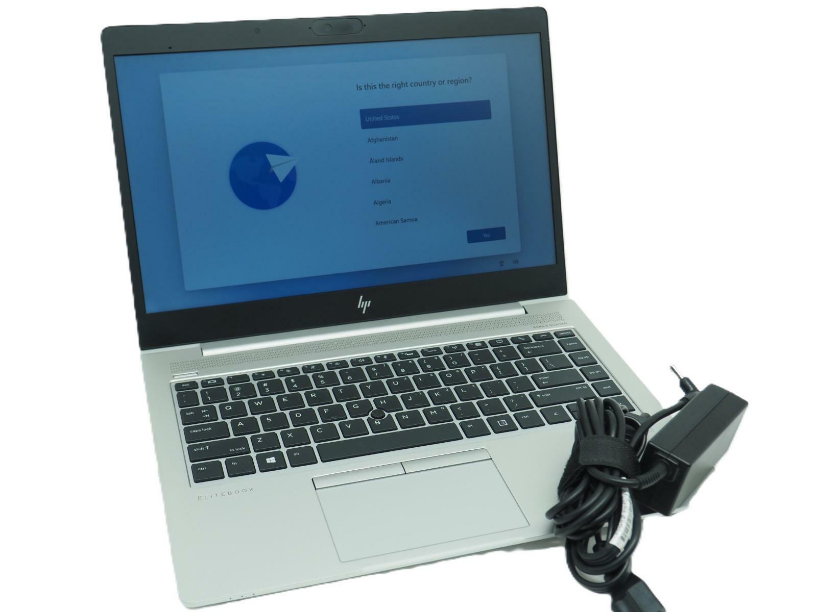 HP ELITEBOOK 840 G5 14" Intel Core i5-8350U 1.70GHz 8GB RAM 256GB NVMe