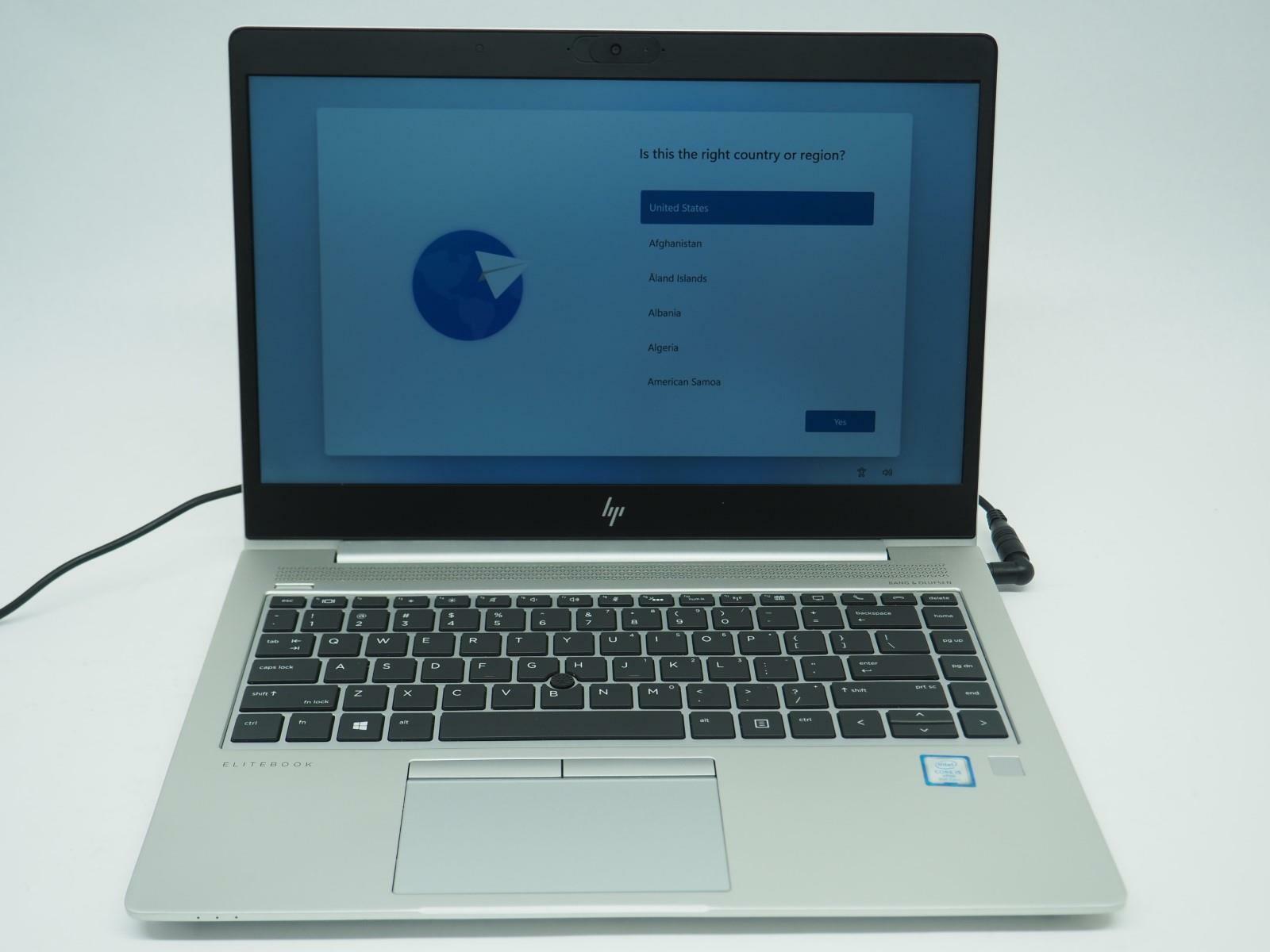 HP ELITEBOOK 840 G6 14" Intel Core i5-8365U 1.60GHz 16GB RAM 256GB NVMe