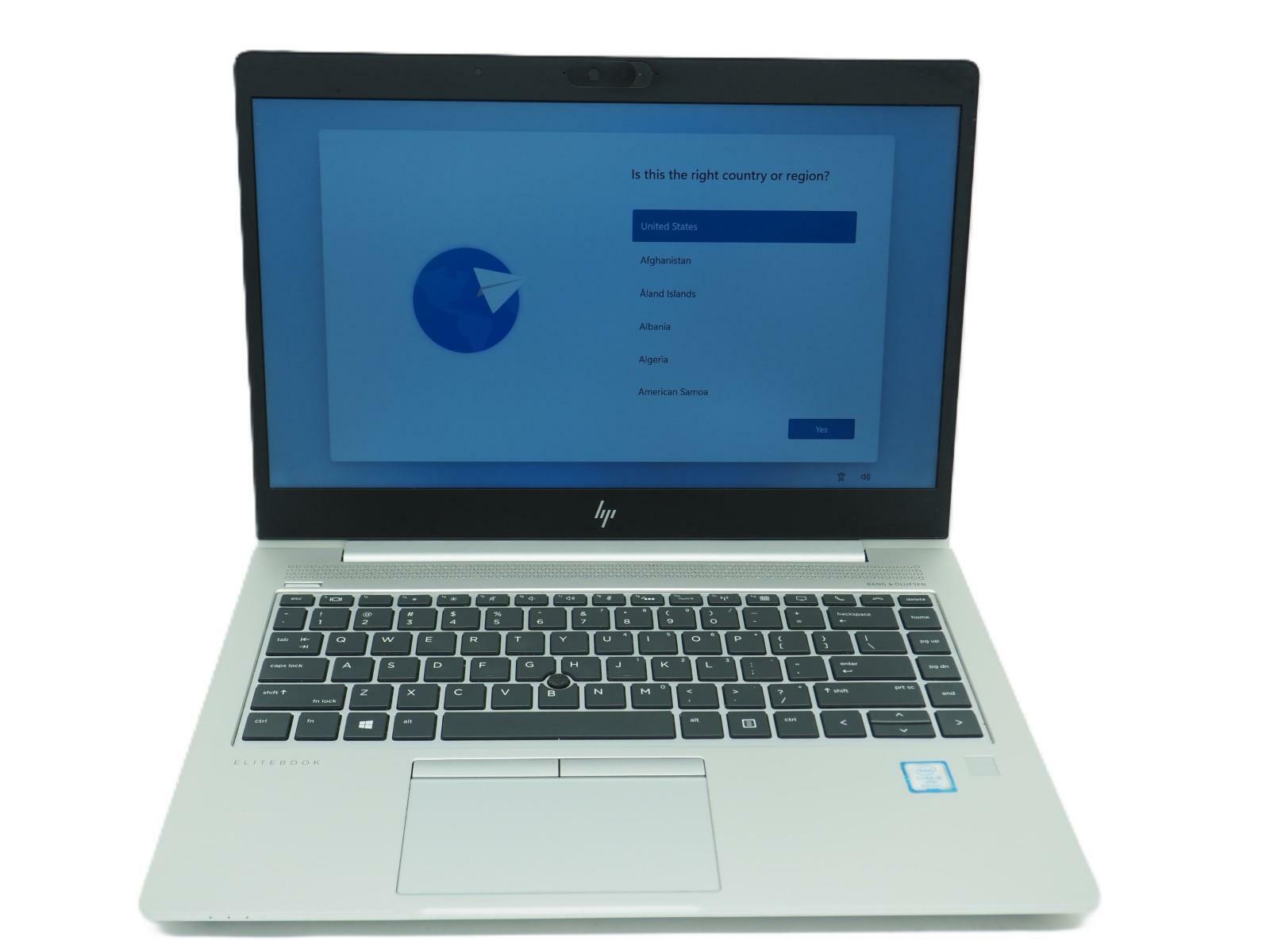 HP ELITEBOOK 840 G5 14" Intel Core i5-8350U 1.70GHz 8GB RAM 256GB NVMe