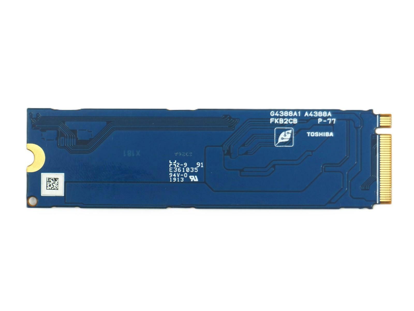 Toshiba 512GB M.2 NVMe Internal Laptop SSD Tested, Wiped - KXG5AZNV512G