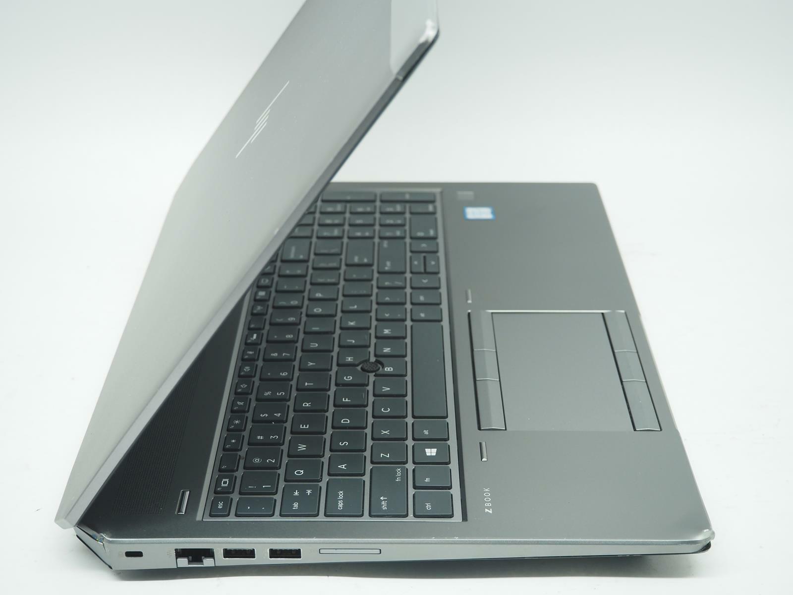 HP ZBOOK 15 G5  15.5" Intel i7-8850H  2.60GHz 32 GB RAM 512 GB NVMe No Adapter
