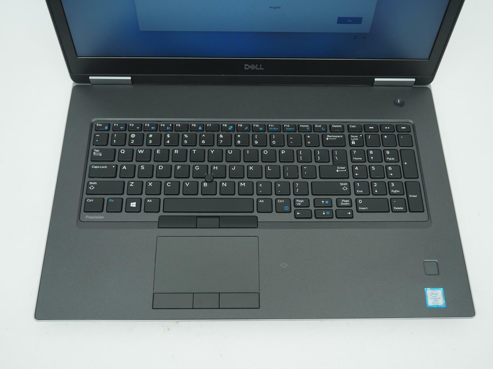 DELL  PRECISION 7740 17.3" Intel Core i7-9850H  2.60GHz 32GB RAM 512GB NVMe