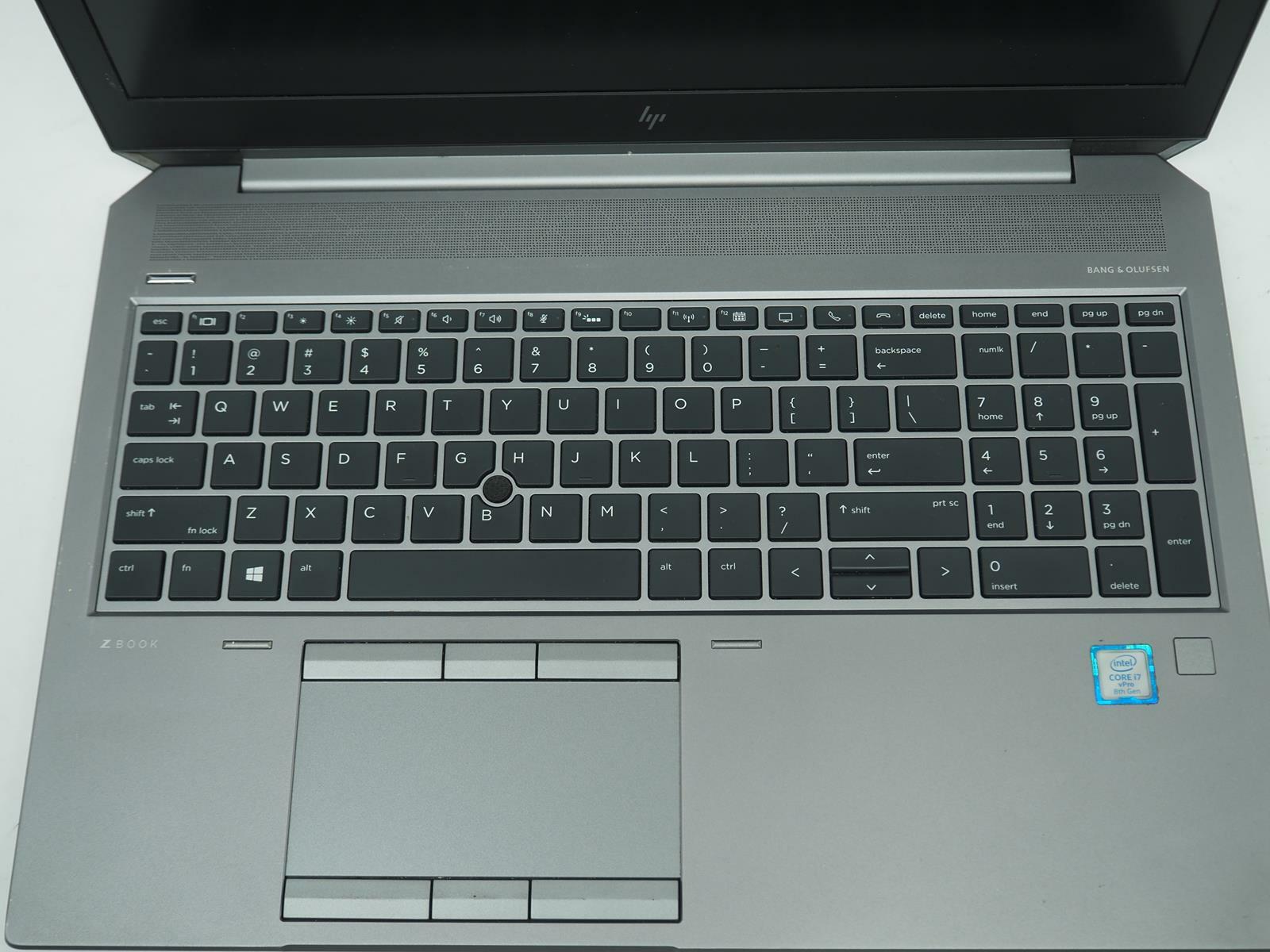 HP ZBOOK 15 G5 15.5" Intel Core i7-8850H 2.60 GHz 48 GB RAM 1TB SSD