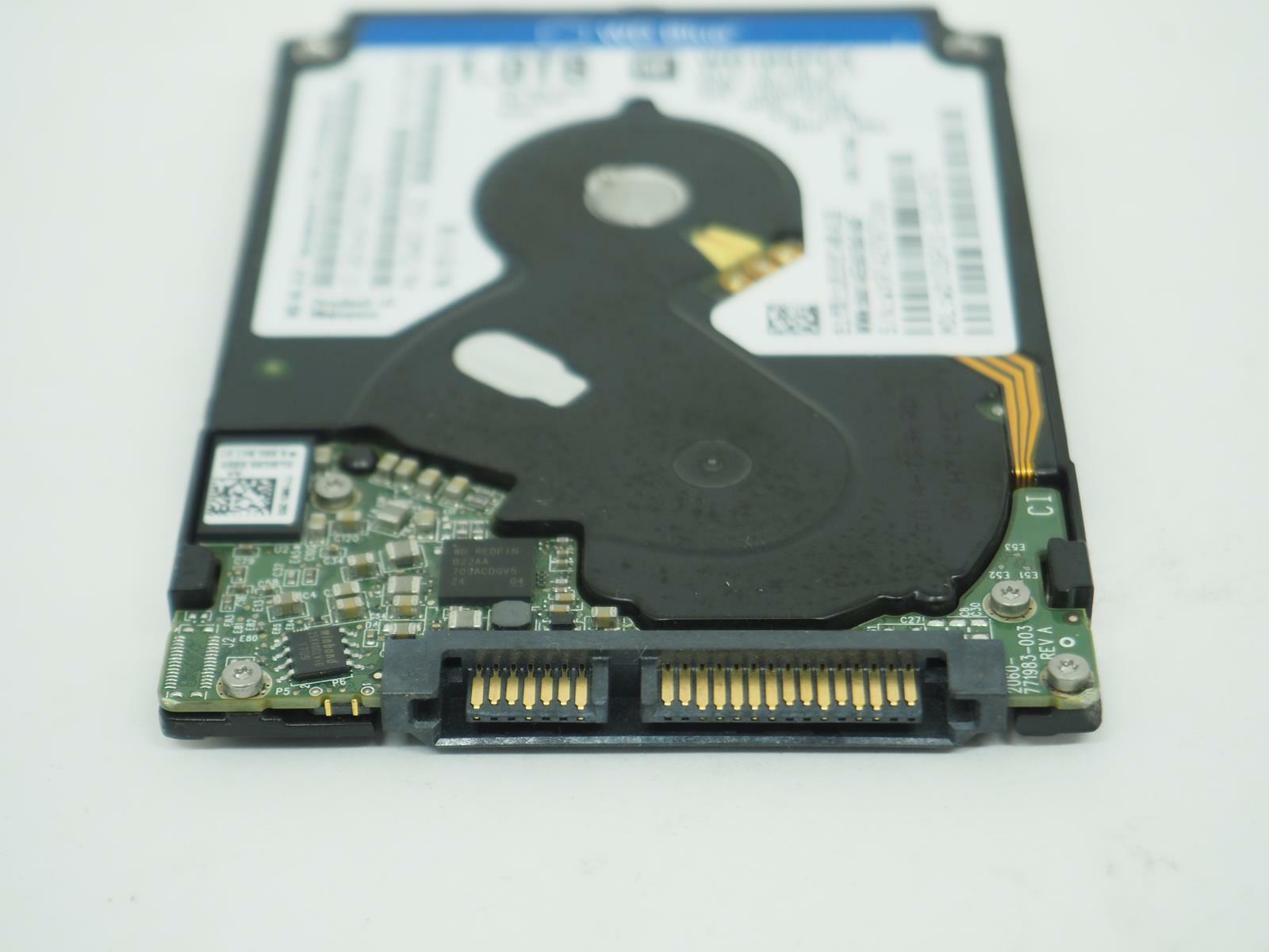 WD Blue Slim 1TB 2.5" SATA HDD Laptop Hard Drive Tested, Wiped -WD10SPCX