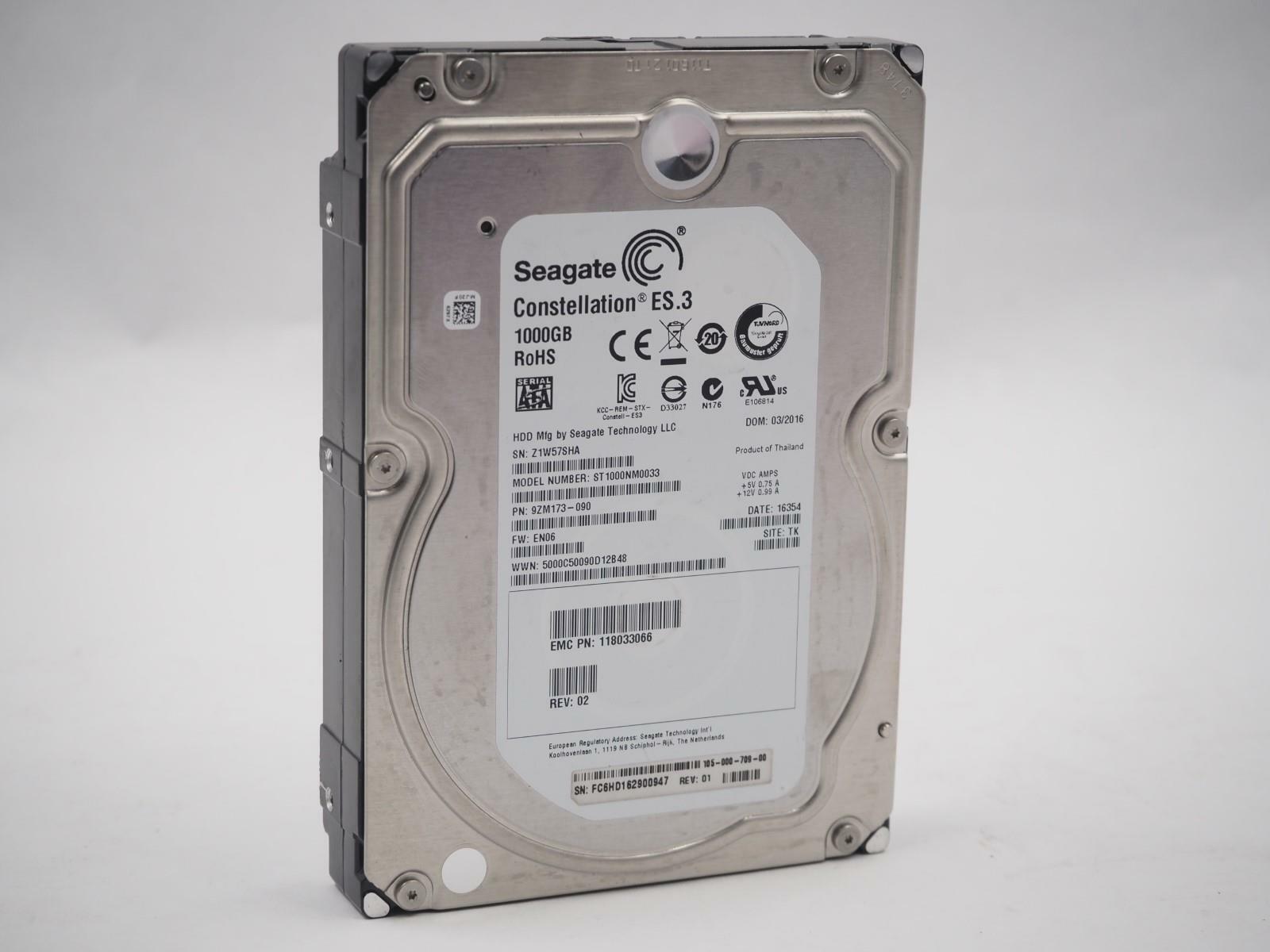 Seagate Constellation ES.3 1TB 3.5" 7.2k SATA Desktop HDD Tested - ST1000NM0033
