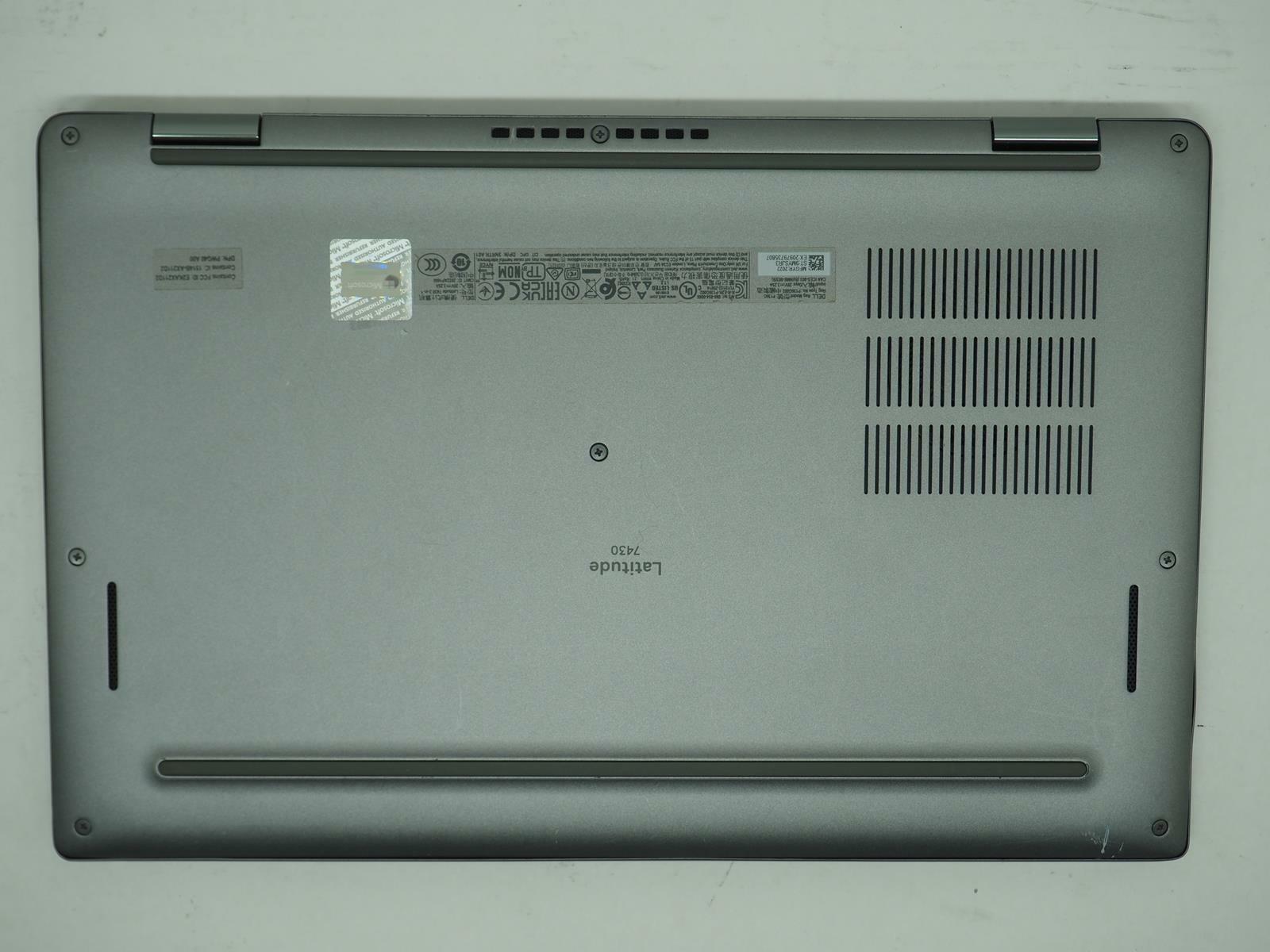 DELL LATITUDE 7430 14" intel core i7-1265u 4.80GHz 16GB RAM 256GB NVMe